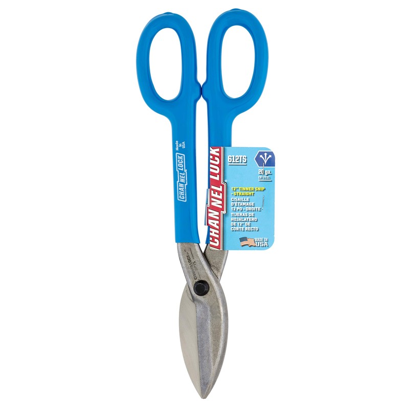 Channellock 612TS 12" Straight Cut Tinner Snips
