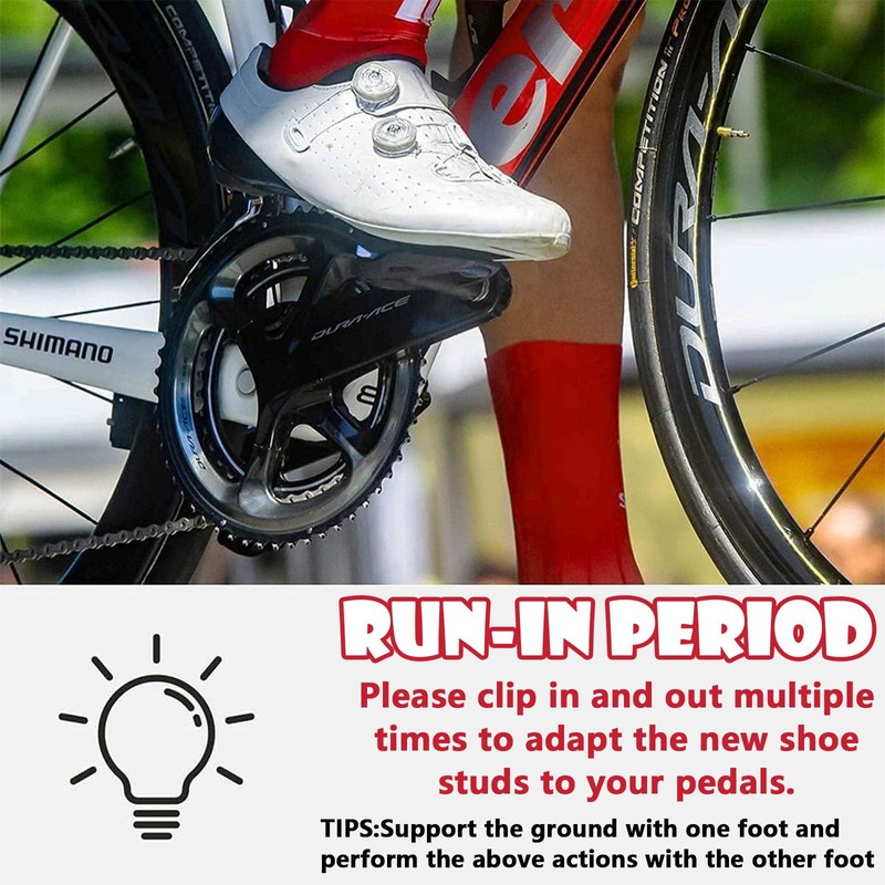 Premium SPD Cleats for Cycling Shoes - Compatible with Shimano