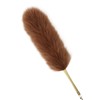 iHUFeather Lambs Wool Duster for Cleaning Window Blinds Computer Furniture