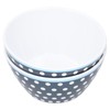 4PCS 6in Salad Bowl Dinner Serving Bowl Sets Kitchen Imitation