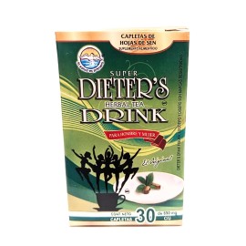 Super Dieter's Herbal Tea Drink 30Caps Supplement