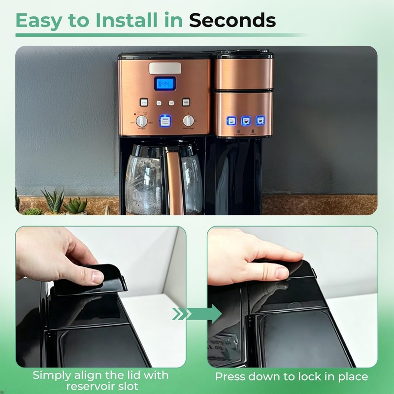 Water Reservoir Lid for Cuisinart 12-Cup Stainless Steel Coffeemaker