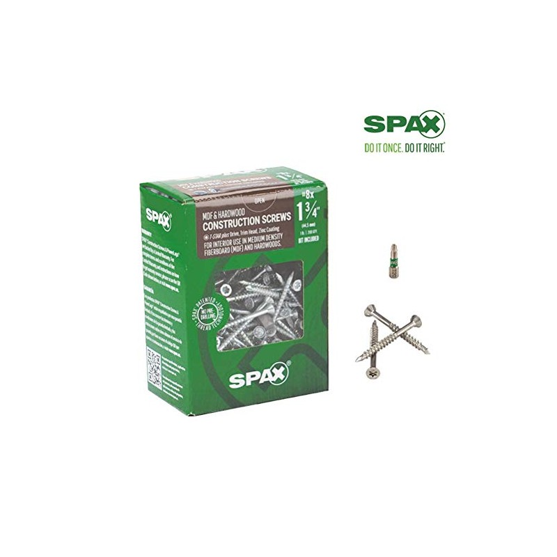 SPAX 4351010400454 Tornillos MDF