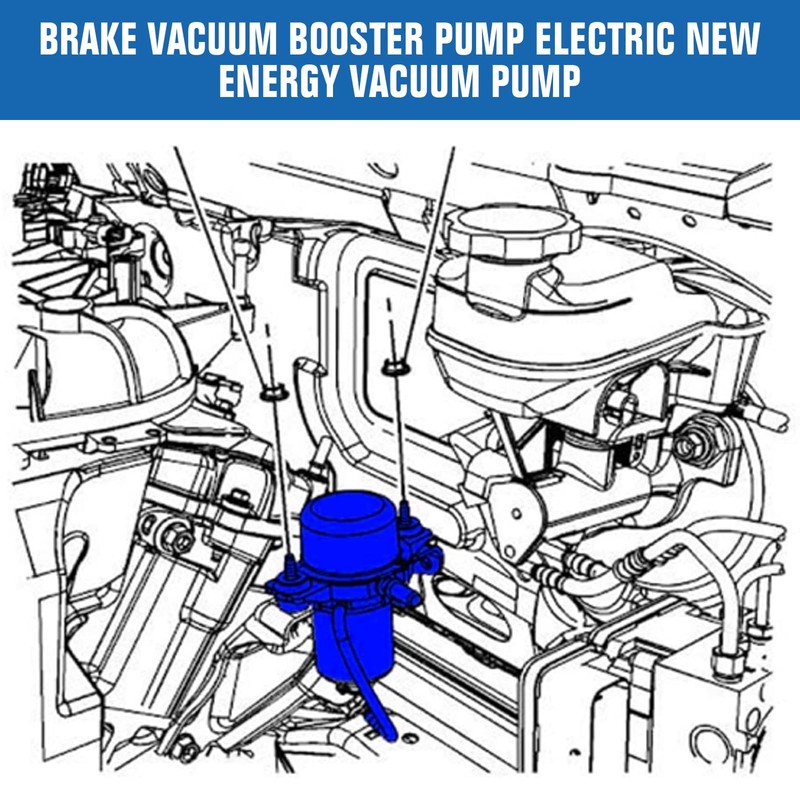 Vacuum Pump Power Brake Booster Auxiliary Pump Brake Vacuum Pump