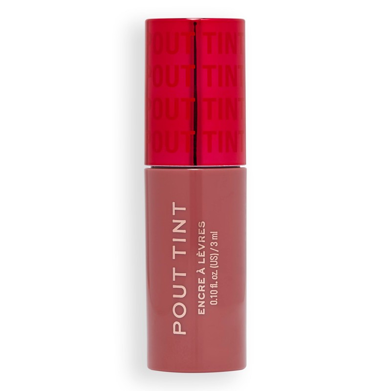 Makeup Revolution, Pout Tint Lip Gloss, Lightweight & Buildable Formula,