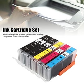 Cartucho de Tinta 150 XL 151 XL con Tinta para Impresora MG5410 MG5510 MG5610 MG6310 MG6410 MG6610 MG7110 MG7510 IP7210 IP8710 MX721 IX6810 (BK BK C M Y 5 colores)