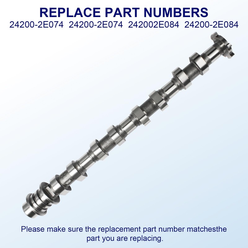 24200-2E074 Upgraded Exhaust Camshaft with 2.0L Engines Replace 24200-2E084