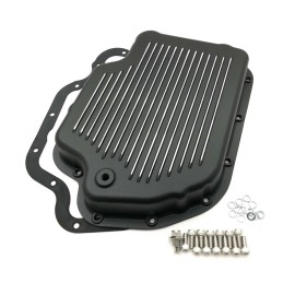 SPP Turbo 400 Transmission Pan TH400 Chevy Hot Street Rod Aluminum Black GM GMC