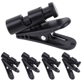 5 Pack Headphone Clips Headset Cable Clips for Earphone Wire Clips Cable Cord Clamp Hooks Collar Clamp Clothing Clips Earphone Winder Earbud Cable Clip Clamp Hooks, Fixing 2-4mm Headphone Wire