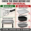 Oven Rack Puller, 2-Pack Air Fryer Tray Lifter With Black