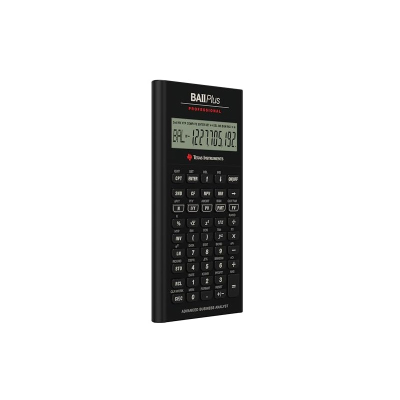 Calculadora financiera profesional Texas Instruments BA II Plus