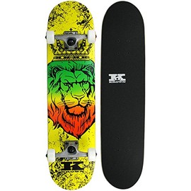Krown KRRC-52 Zion Lion Rookie Complete Skateboard, 7.5 x 31