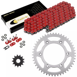 Honda Red O-Ring Drive Chain & Sprocket Kit for Honda CR250R 2003 / CRF450R 2004-2016