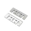 2x HSS Planer Blades/Knifes Slotted Blades for Makita DKP180 &