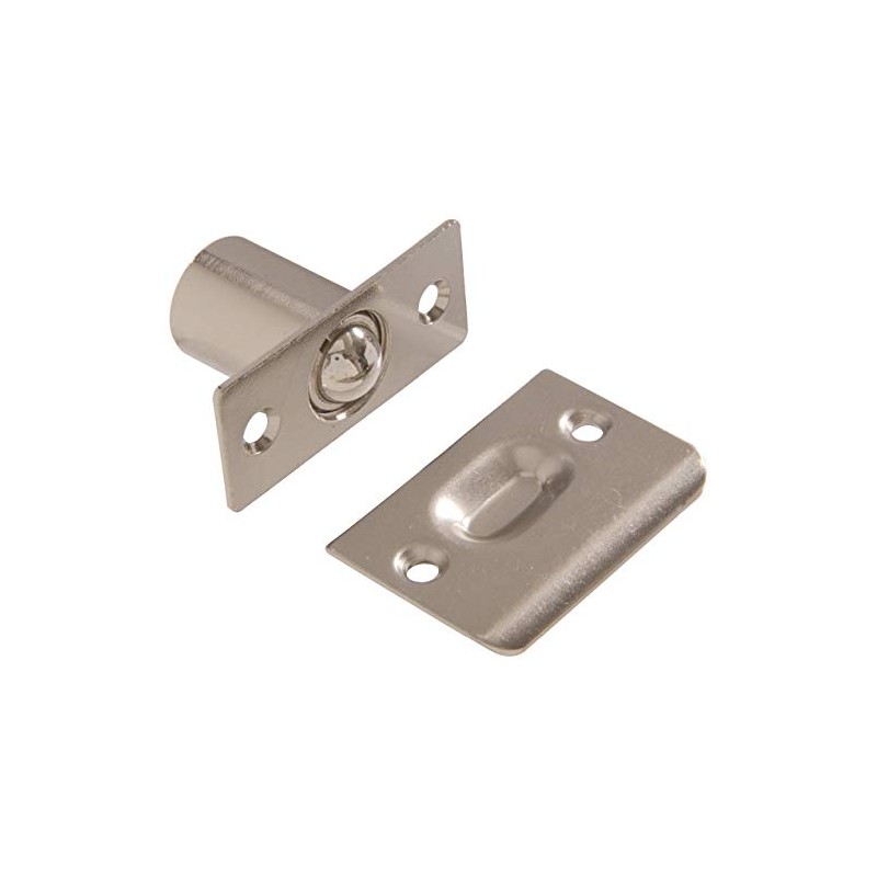 The Hillman Group 852961 Ball Catch- Satin Nickel 1-Pack