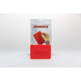 PROSERIES RED PROSQUEEGEE LITE Squeegee for Car Wrapping, Window Tinting & Vinyl Graphics Applications, Durable & Flexible Tool for Professionals