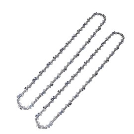 2-Pack 18 Inch Mini Chainsaw Chain with Replacement Bar, Replacement Guide Saw Chains for Cordless Electric Chainsaw & Wood Branch Cutting Mini Chainsaws (64 Drive Links)
