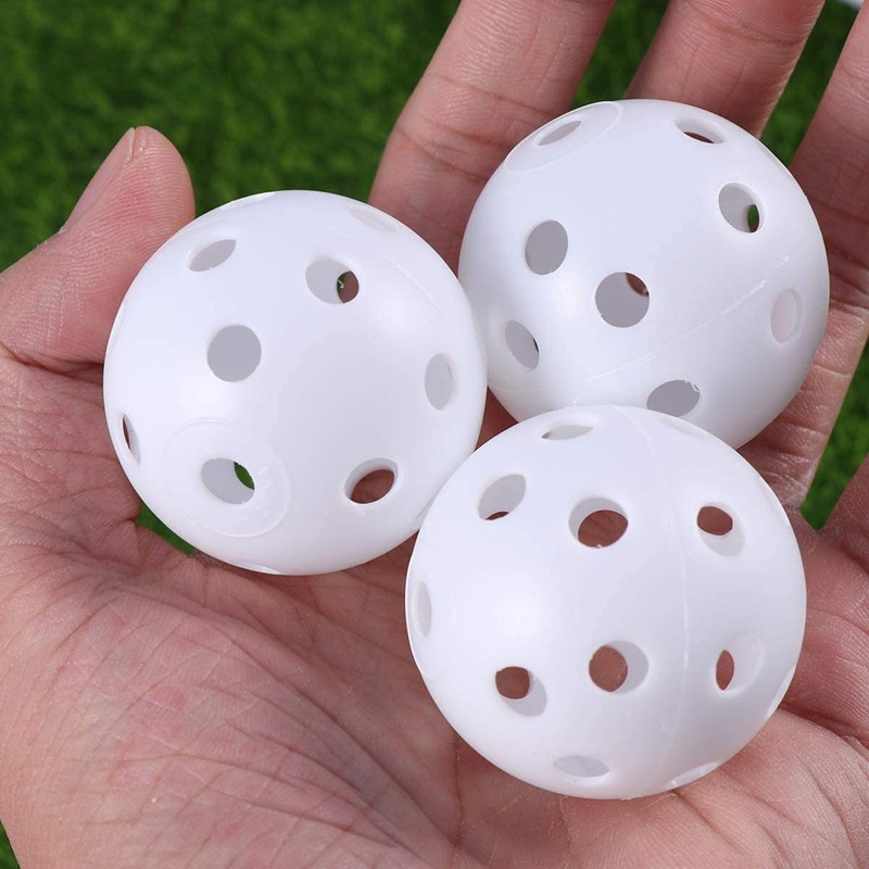 Golf Practice Ball,24 PCS Air Flow Golf Training Balls 40mm
