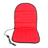 Thickening Heated Car Single Seat Cushion Chair Heating Pad 12VRed