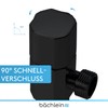 Bächlein Universal Angle Valve with Quick Release in Matt Black