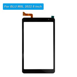 E-yiiviil Touch Screen Panel Digitizer (Without LCD Display) Compatible with BLU M8L 2022 8 inch with Tools