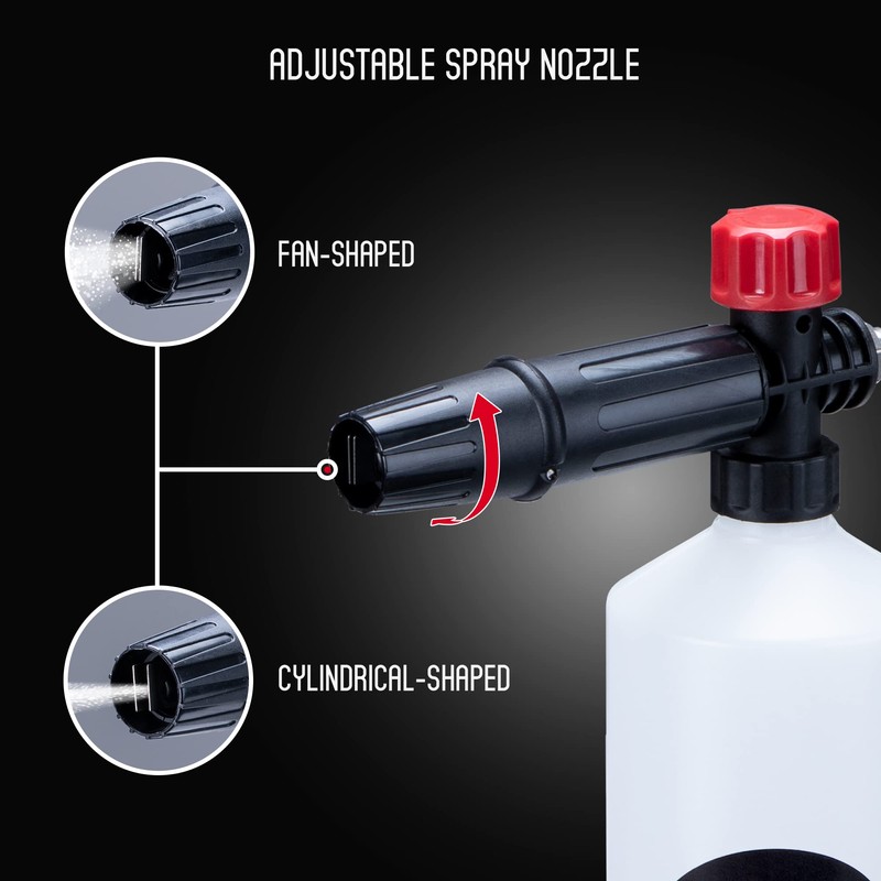 Suds Lab F2 Super Wash Foam Cannon, Adjustable Foam Nozzle,