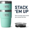 YETI Rambler Stackable Cup with Magslider Lid, Seafoam, 8 oz