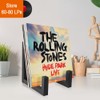Picowe Vinyl Record Storage Holder, Large 8" Black LP Record