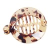 ANCLLO 2 x Banana Clip Hair Comb Round Girls Ponytail