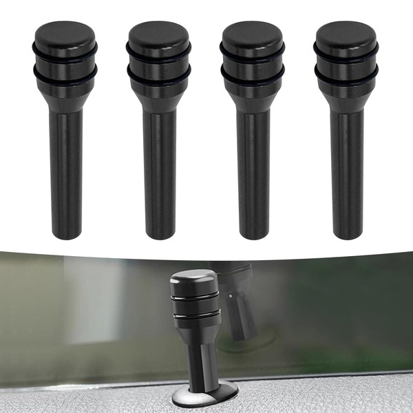 Prywog 4 PCS Car Modified Door Lock Knob, Door Lift