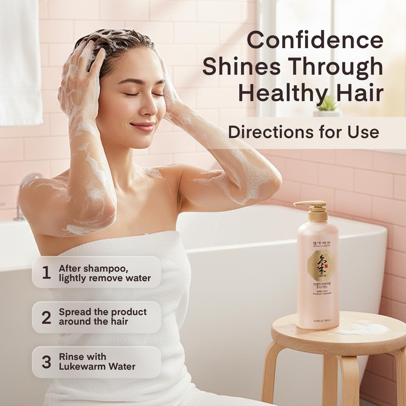 Daeng Gi Meo Ri- Ki Gold Premium Shampoo+Treatment Set, Effectively