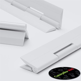 Caterpillar Red 3 x Acrylic Hinge 200mm WHITE, Continous Acrylic Piano Hinges,