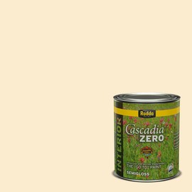 Rodda Paint CASCADIA ZERO Interior Semi-Gloss Paint & Primer in One, Quart, Capetown Cream