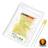 CHANZON 100 pcs 3mm Blinking Yellow LED Diode Lights 1.5Hz