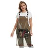 MIKI WELL Hair Stylist Apron with pocket - Waterproof Transparent