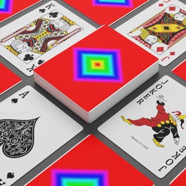 Brian Bula Diamond Rainbow Playing Cards Psychedelic Diamond Rainbow Poker Cards