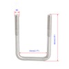 Aoje-Link Square U Bolt 2.17"(55mm) Inner Width M8 Thread 304