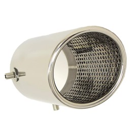 [RDi 56841-74] DoradoTuning Car Exhaust Muffler Tip/Tailpipe/Stainless Steel Chrome Tail Throat/Pipe Tip Tail Muffler Universal 74mm