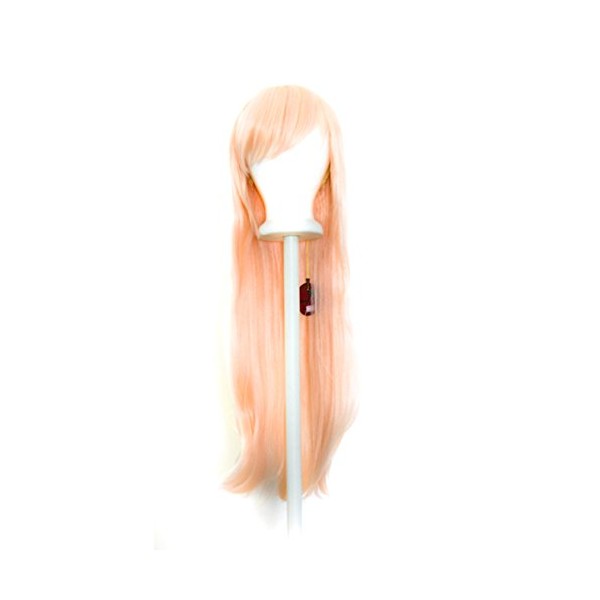 Tomoyo - Strawberry Blond Wig 32'' Long Straight Cut w/Long Bangs