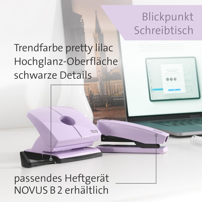 NOVUS B220 Colour ID 2.0 Hole Punch (20 Sheets Hole