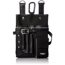 Bowken Club RF-93 Pouch, Accessory Case with Reflective Lines, Black