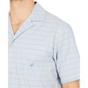 Nautica Men's Short Sleeve 100% Cotton Soft Woven Button Down