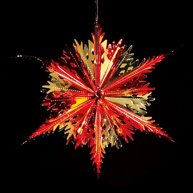 SET of 3 Christmas Foil Ceiling Decoration Hanging 40cm -