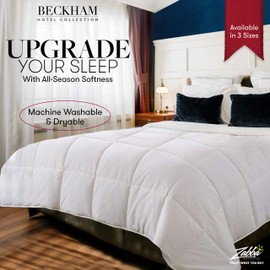 Beckham Luxury Linens Full/Queen Size Comforter - 1600 Series Down Alternative Home Bedding & Duvet Insert - Sky Blue