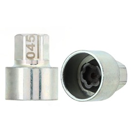 Wheel Lock Lug Nut,Car Wheel Lock Key Anti Theft Lugnut Socket Replacement for 1 3 5 6 7 Series X1 X2 X3 X4 X5 X6 Z4 (045)