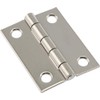 Hardware Essentials 853397 Light Narrow Door Hinges and Fixed Pin