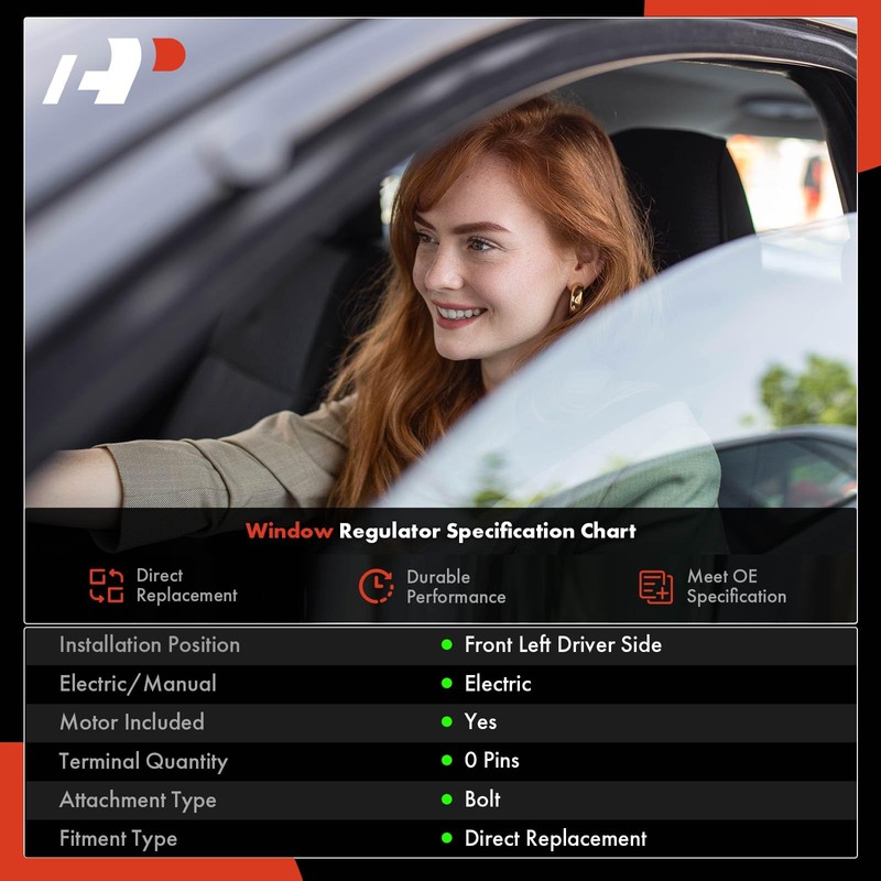 A-Premium Electric Power Window Regulator Without Motor Compatible with Hyundai