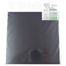 Kyuho Metal Manufacturing D6509 Aluminum Color Square Black Thickness 0.02 x Width 5.9 x 5.9 inches (150 x 150 mm)