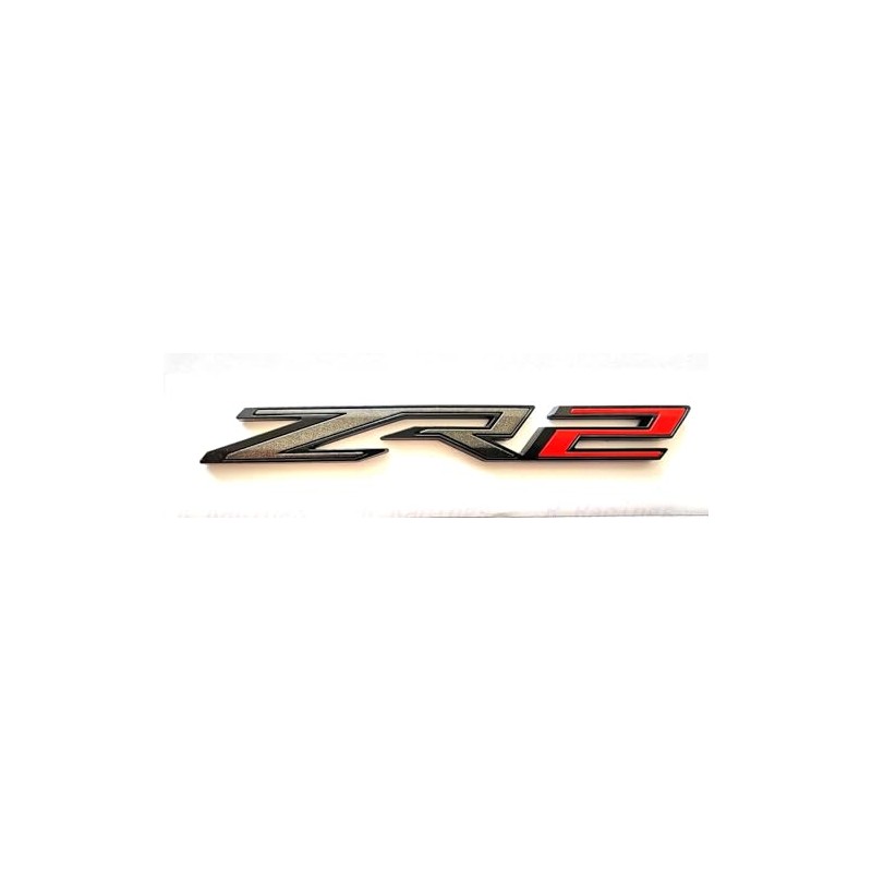 2Pcs Rear Tailgate ZR2 Emblems Truck Badge Sticker Compatible with