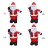 Christmas Inflatable Lights Blow Up Santa Gift Box with Bright